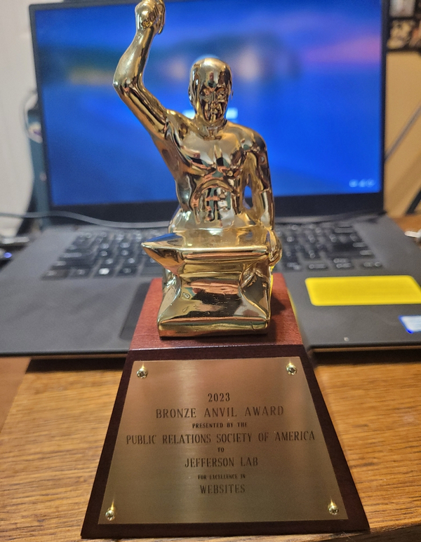 Simple Information and Jefferson Lab Win PRSA Bronze Anvil Award